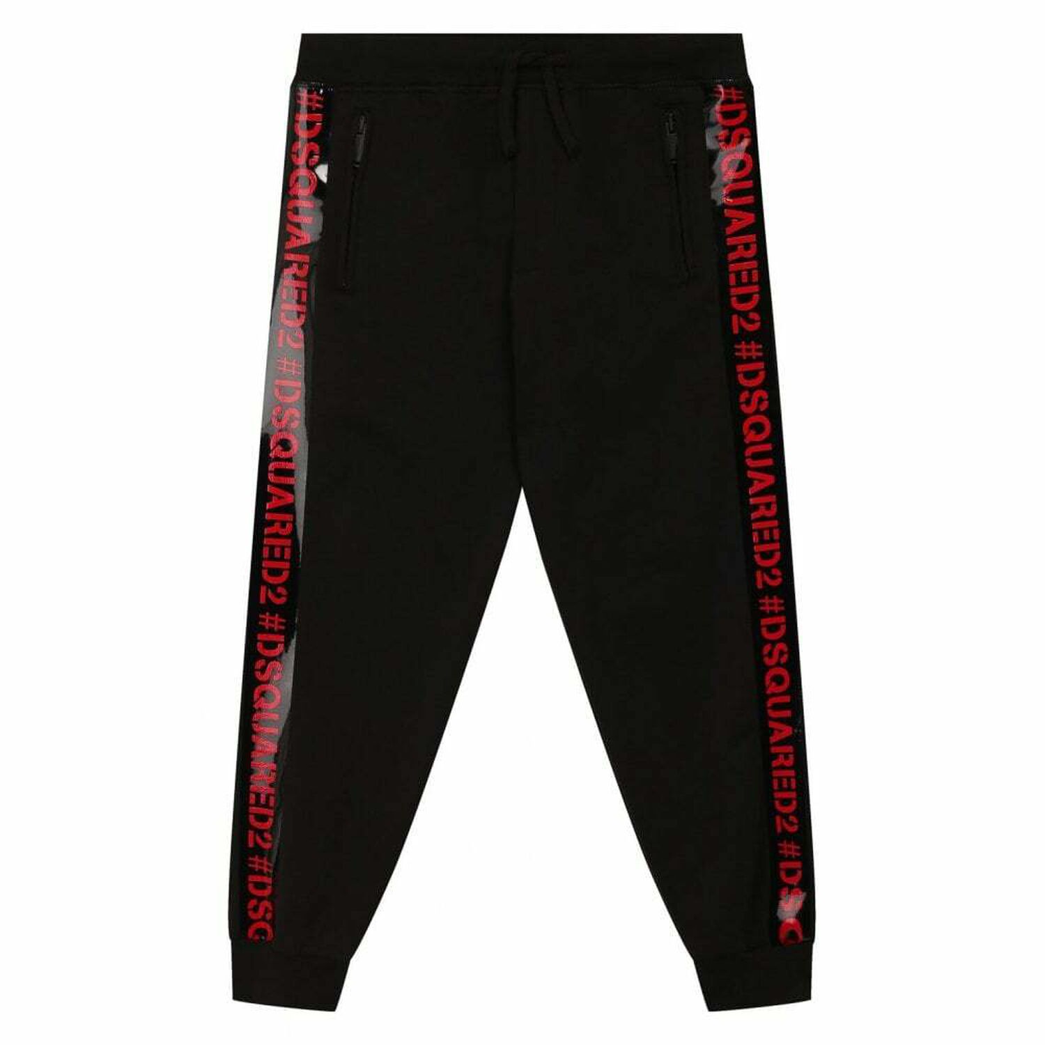 Boys Black Logo Sweatpants, 1, hi-res image number null