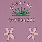 Girls Purple Horseshoe T-Shirt, 1, hi-res