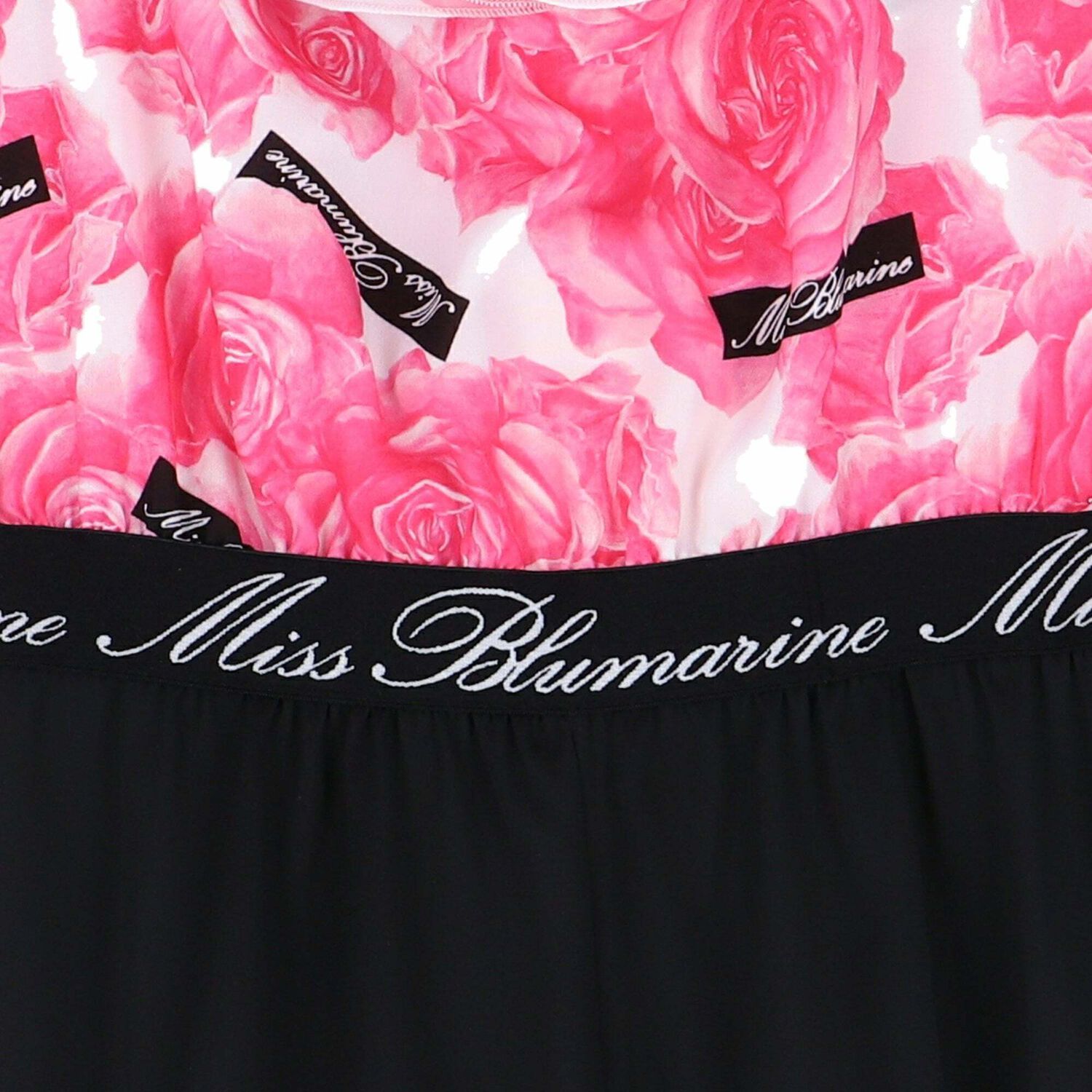 Girls Pink & Black Playsuit, 1, hi-res image number null