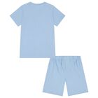 Boys Blue Tom & Jerry Shorts Set, 1, hi-res