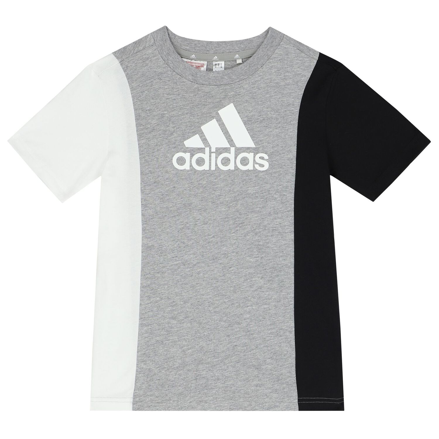 White, Grey & Black Logo Shorts Set, 1, hi-res image number null