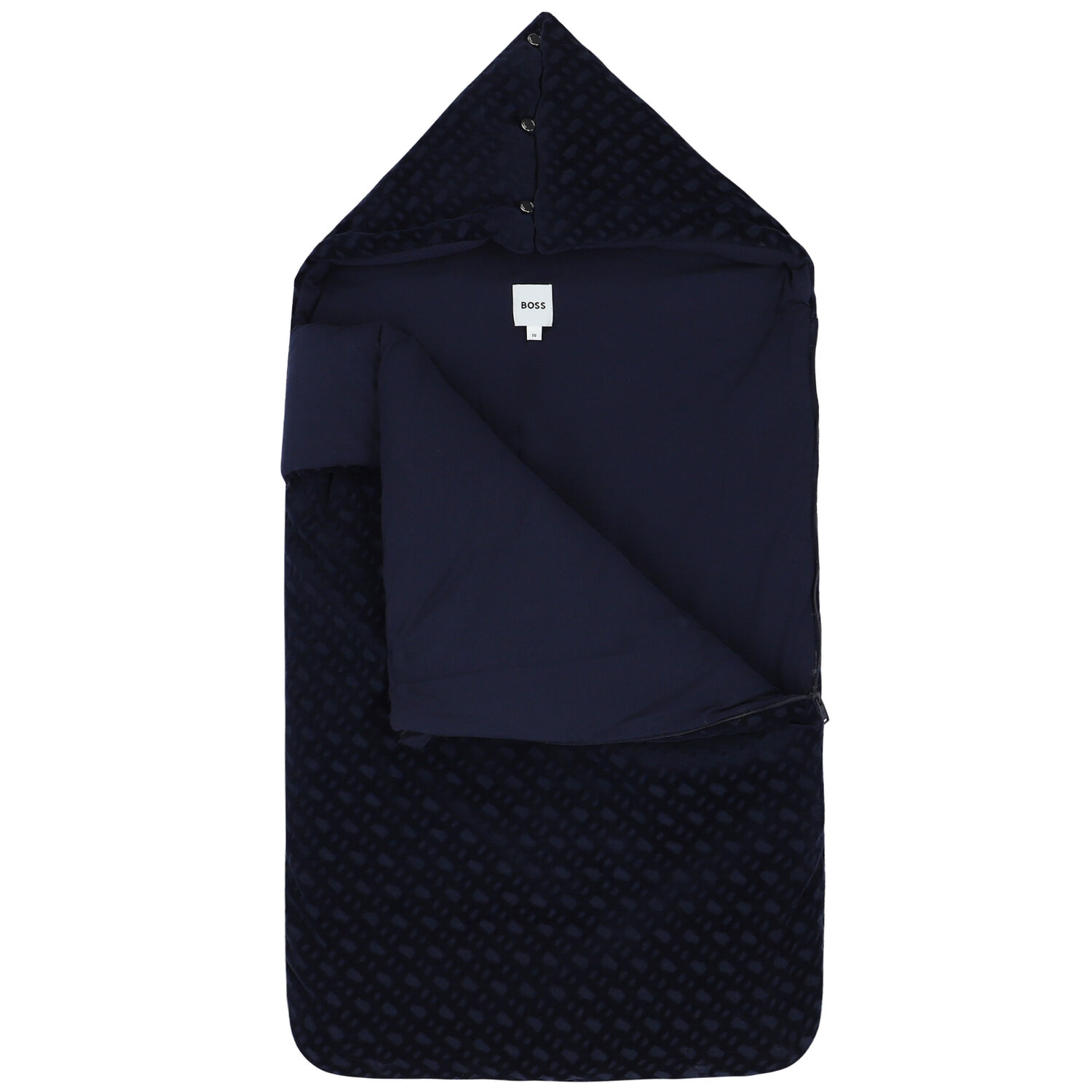 مدس أولاد بالشعار باللون الكحلى, 1, hi-res