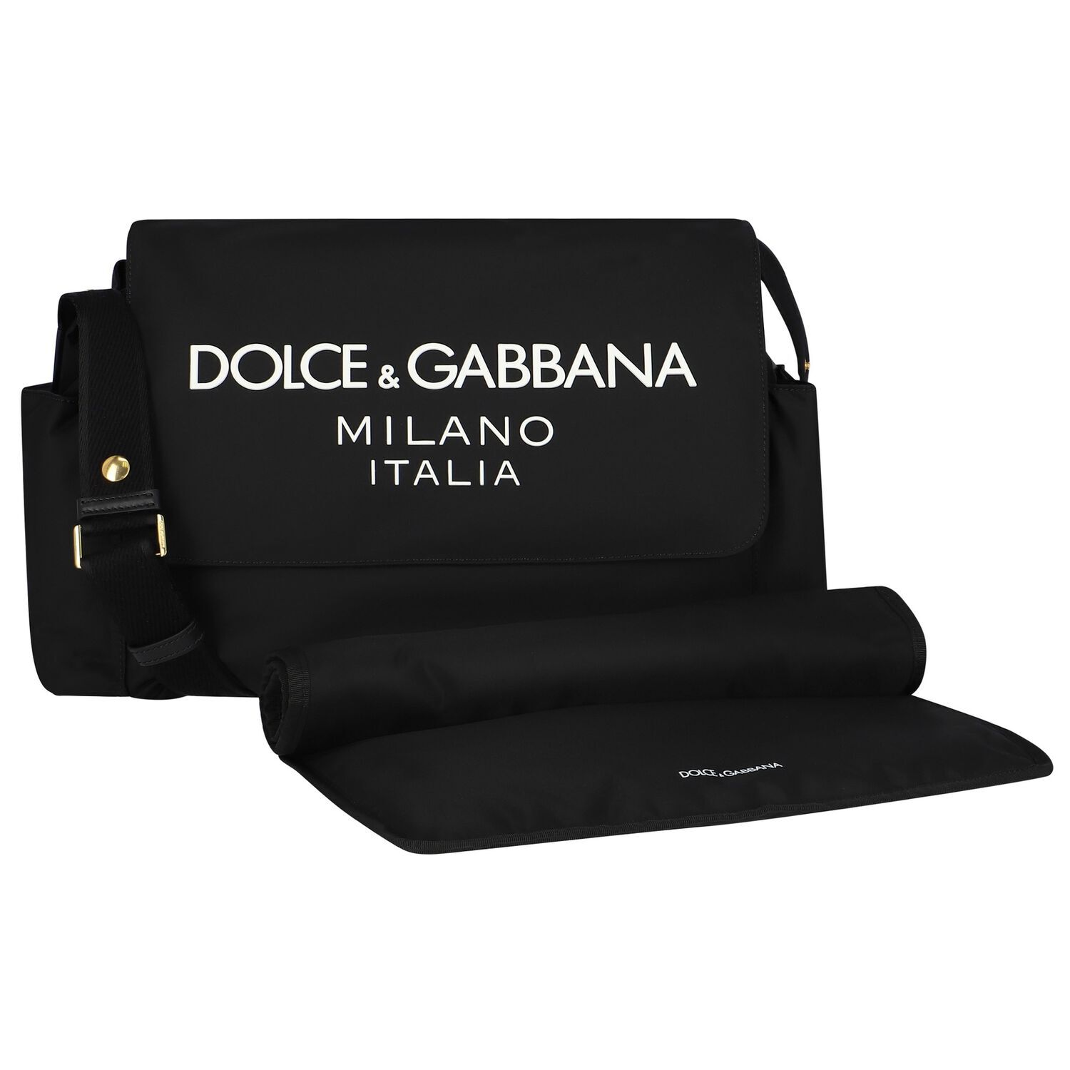 Black & White Logo Baby Changing Bag, 1, hi-res image number null