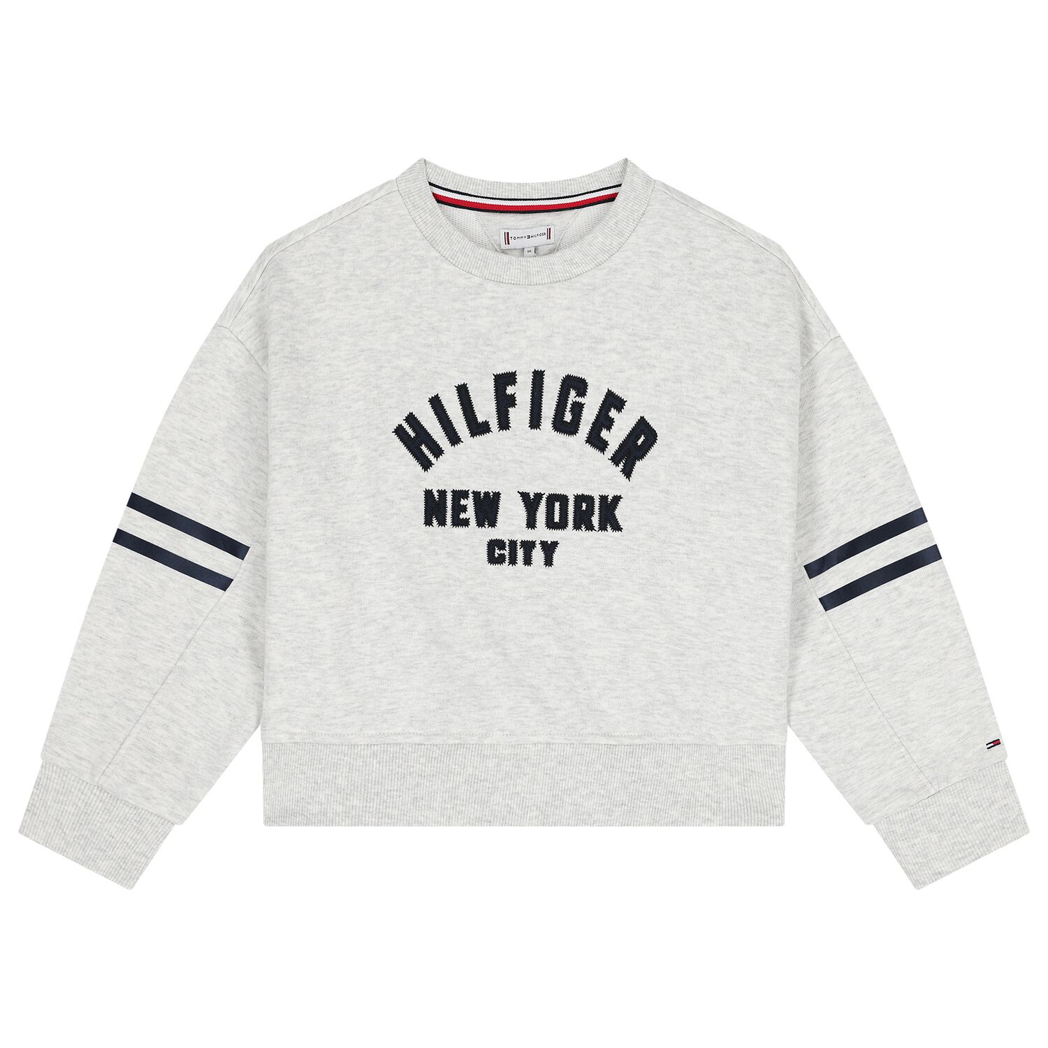 سويت شيرت رمادي بشعار للبنات, 1, hi-res image number null