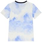 Boys White & Blue Logo T-Shirt, 1, hi-res