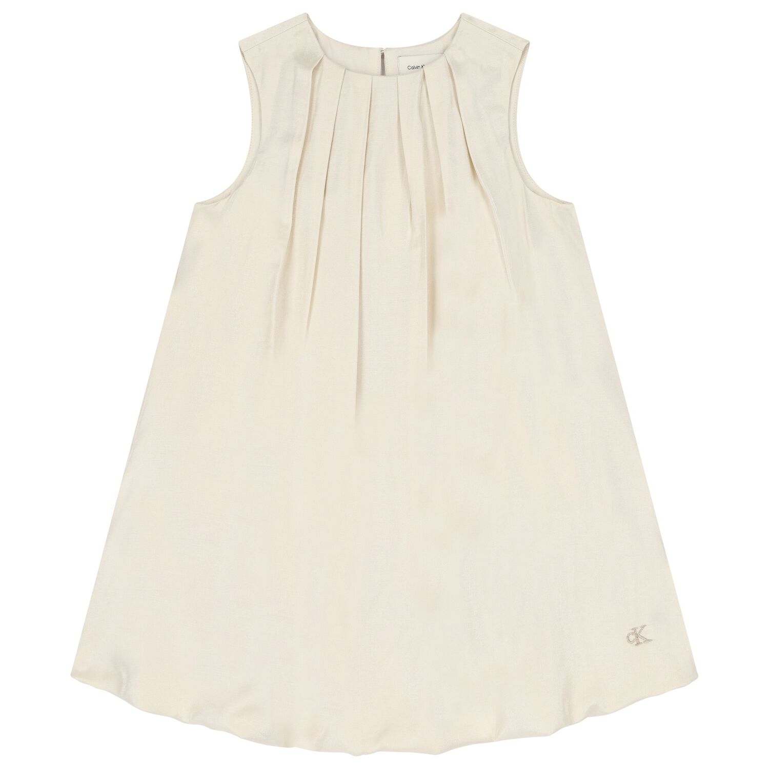  فستان للبنات بالشعار باللون الذهبى, 1, hi-res