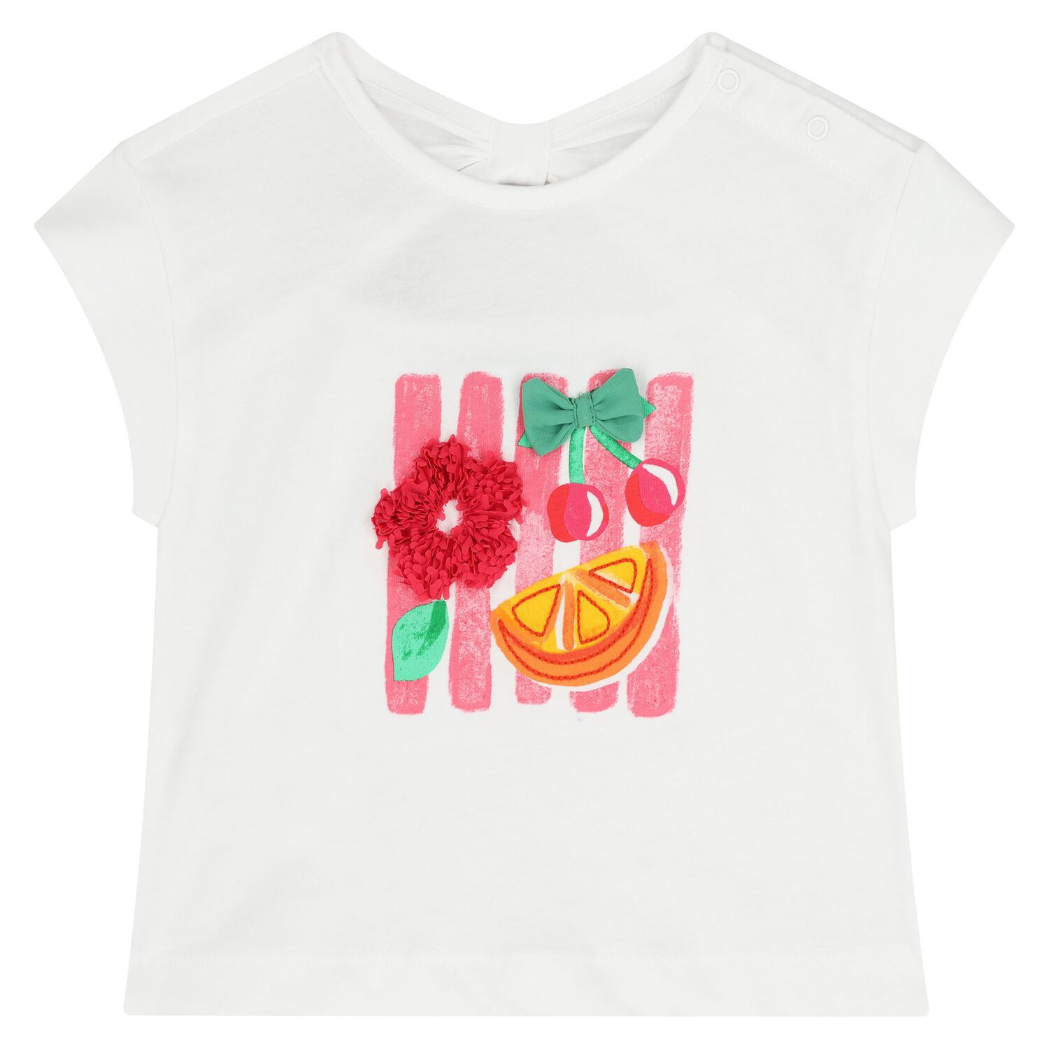 طقم ليجينز للبنات باللون الابيض والوردى , 1, hi-res