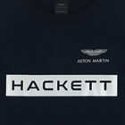 تيشيرت بالشعار باللون الكحلي للأولاد, 1, hi-res