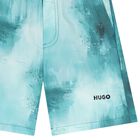 شورت أولاد بالشعار باللون الأبيض و الأزرق, 1, hi-res