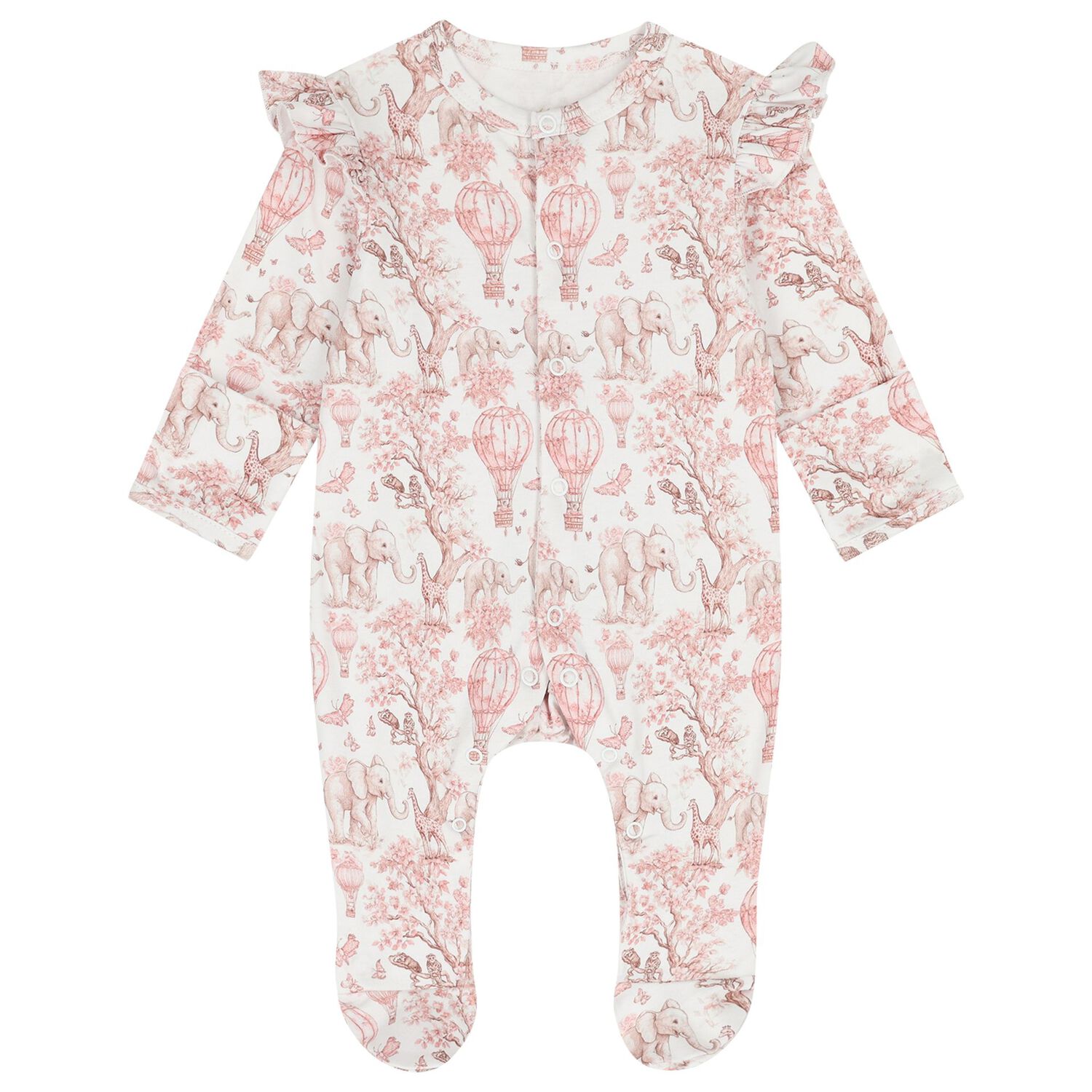 مجموعة هدايا بيبي جرو باللونين الأبيض والوردي من أفريقيا للبنات, 1, hi-res