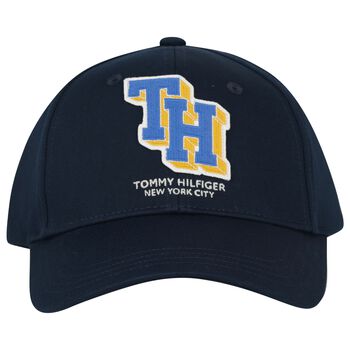 Boys Navy Blue Varsity Logo Cap