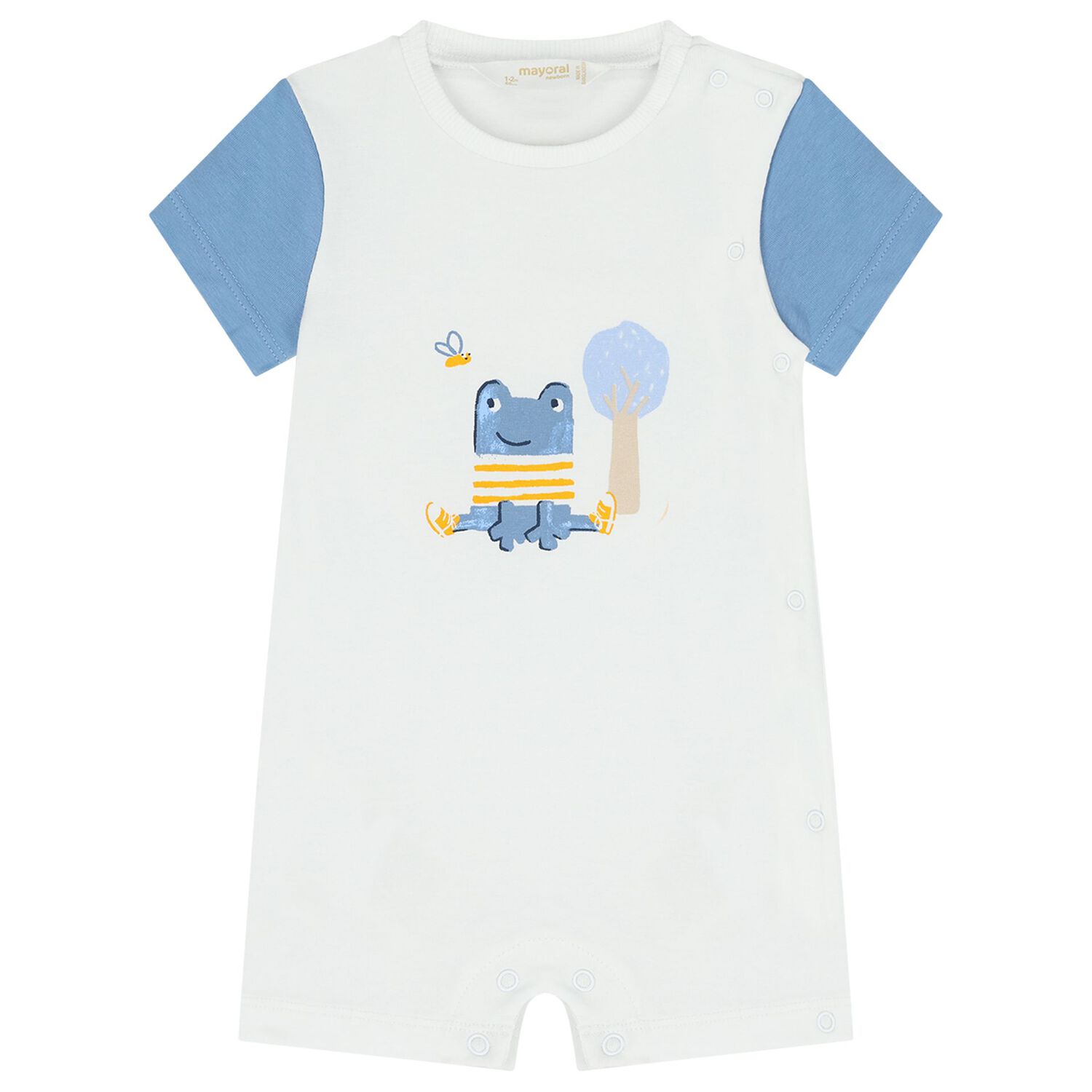 طقم ملابس أطفال أولاد أبيض وأصفر (عبوة من 3 قطع), 1, hi-res