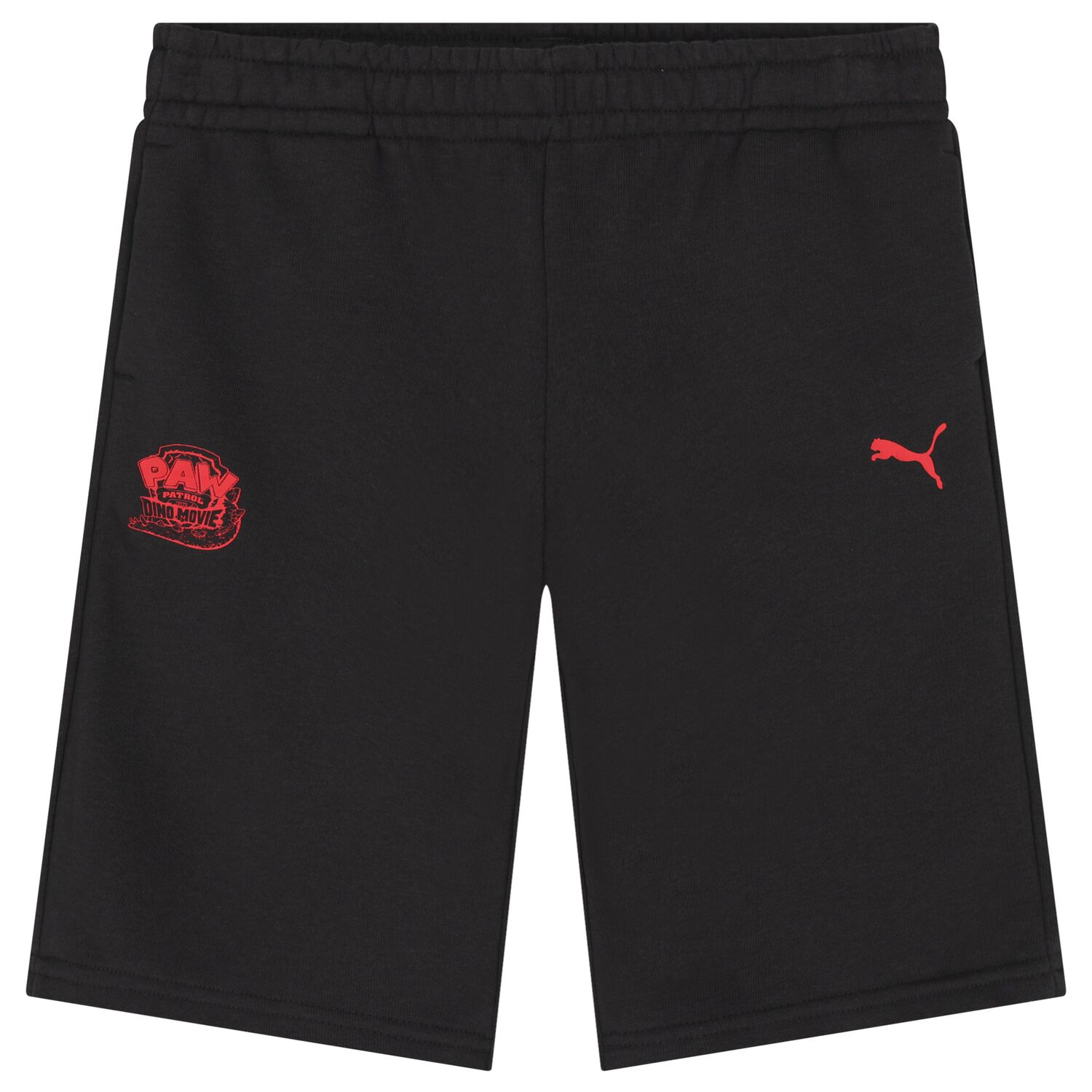 Boys Black Logo Paw Patrol Shorts, 1, hi-res
