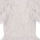 Girls Grey Layered Tulle Dress, 1, hi-res