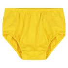 Baby Girls Yellow Logo Dress Set, 1, hi-res