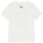 Boys White Logo T-Shirt, 1, hi-res