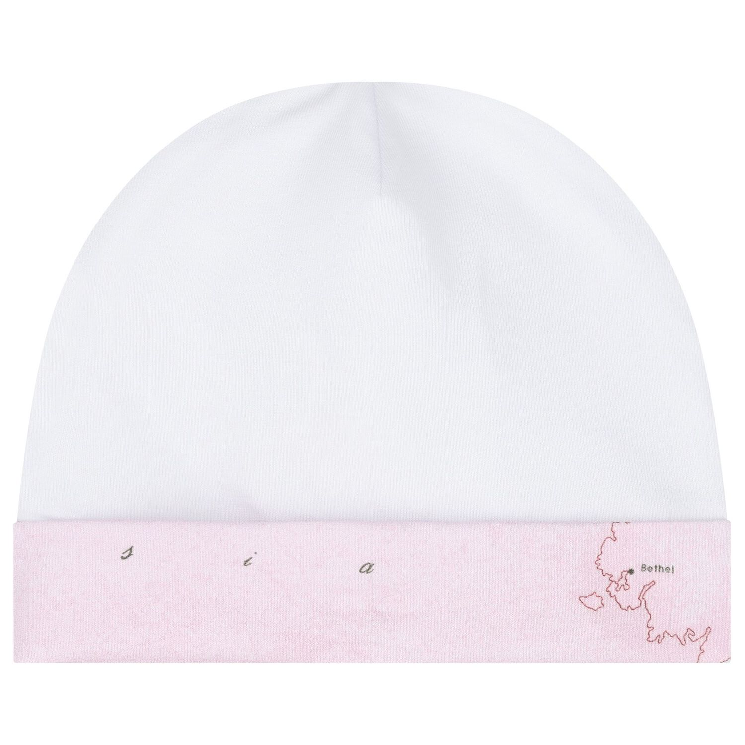 طقم هدية مدس بطبعة الخريطة باللون الأبيض و الوردى, 3, hi-res