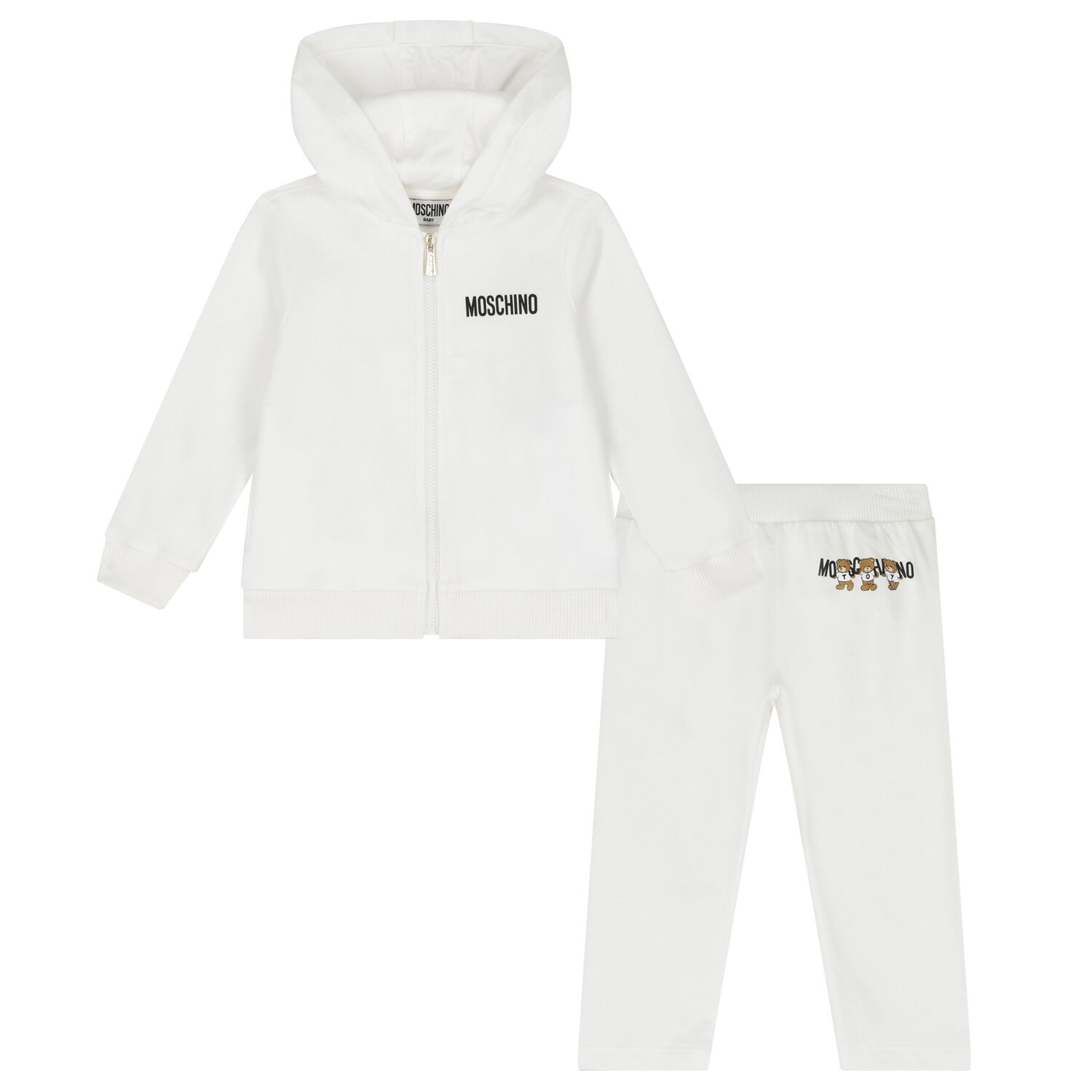 Ivory Teddy Bear Logo Tracksuit, 1, hi-res image number null