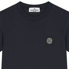 Boys Navy Blue Logo T-Shirt, 2, hi-res