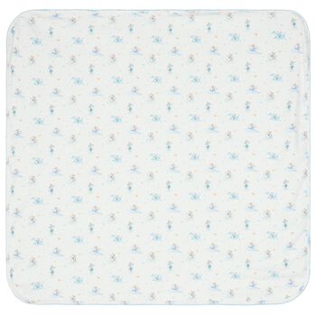 Baby Boys White Cute Mouse Blanket
