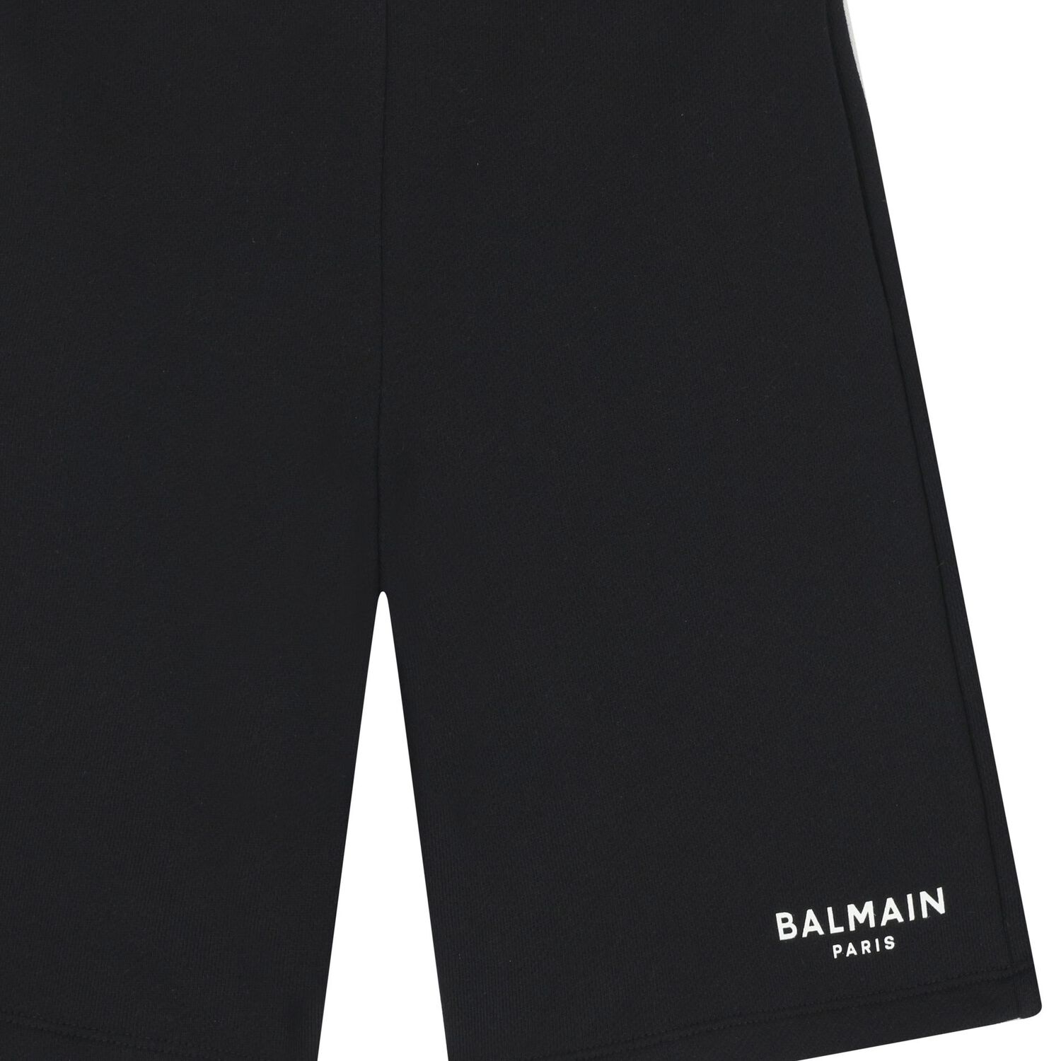 Boys Black Logo Shorts, 2, hi-res