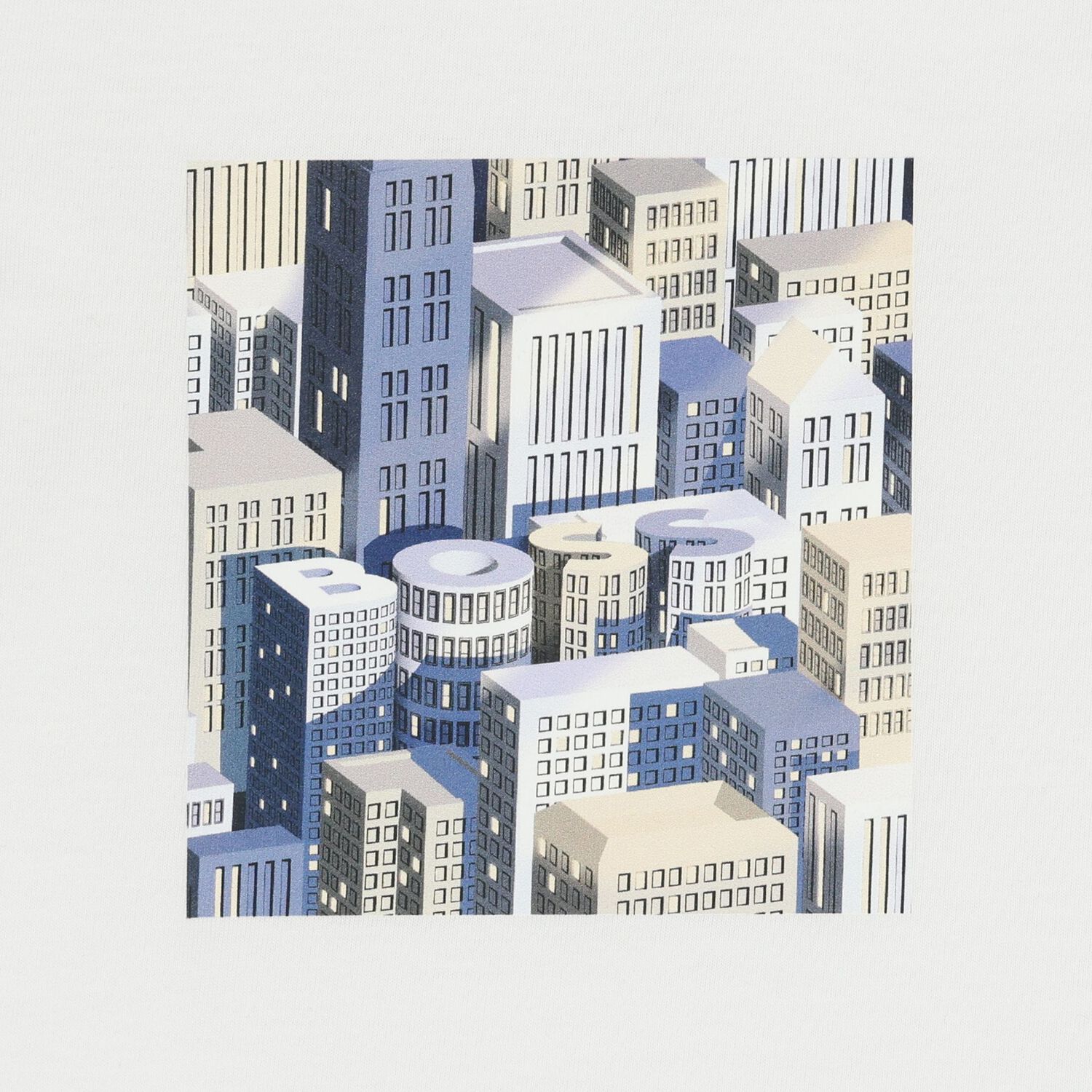 Younger Boys White Building Logo T-Shirt, 1, hi-res