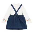 Baby Girls Ivory & Blue Denim Skirt Set, 1, hi-res