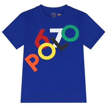 Boys Blue Logo T-Shirt