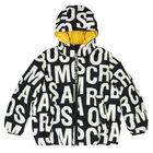 جاكيت  مبطن بالشعار باللون الأسود والأبيض , 1, hi-res