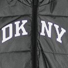 Black Logo Reversible Puffer Jacket, 1, hi-res