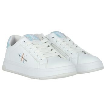 White Logo Trainers
