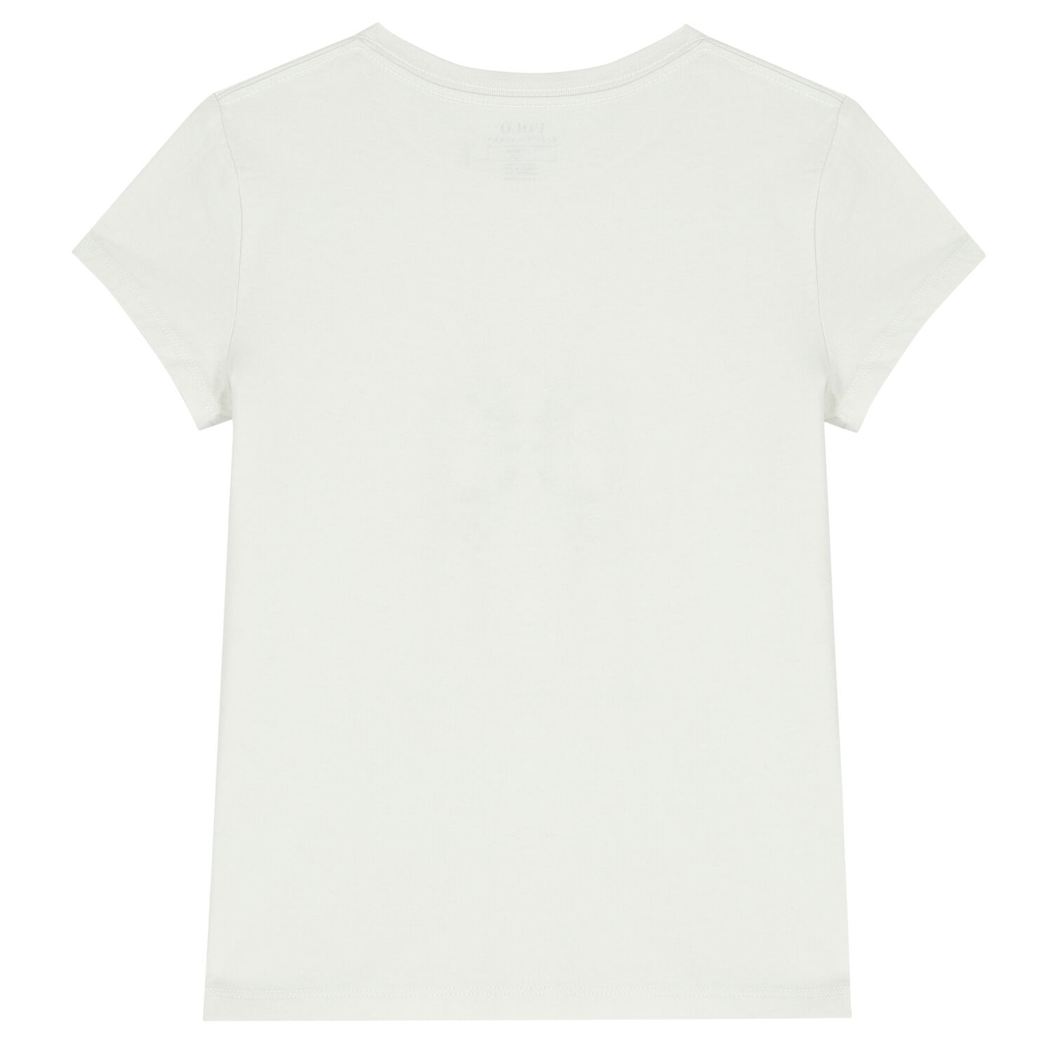 تيشيرت بولو باللون الأبيض للبنات, 1, hi-res