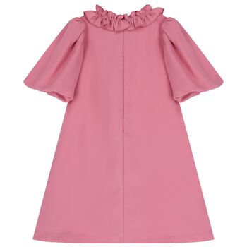 Girls Pink Flower Dress