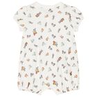 طقم هدايا على شكل دب لطيف من القطن باللون الأبيض للبنات, 1, hi-res