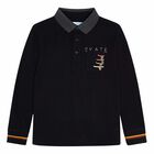 Boys Black Skateboards Polo Shirt, 1, hi-res