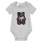 طقم هدية بالشعار باللون الرمادى والاسود للاولاد, 1, hi-res