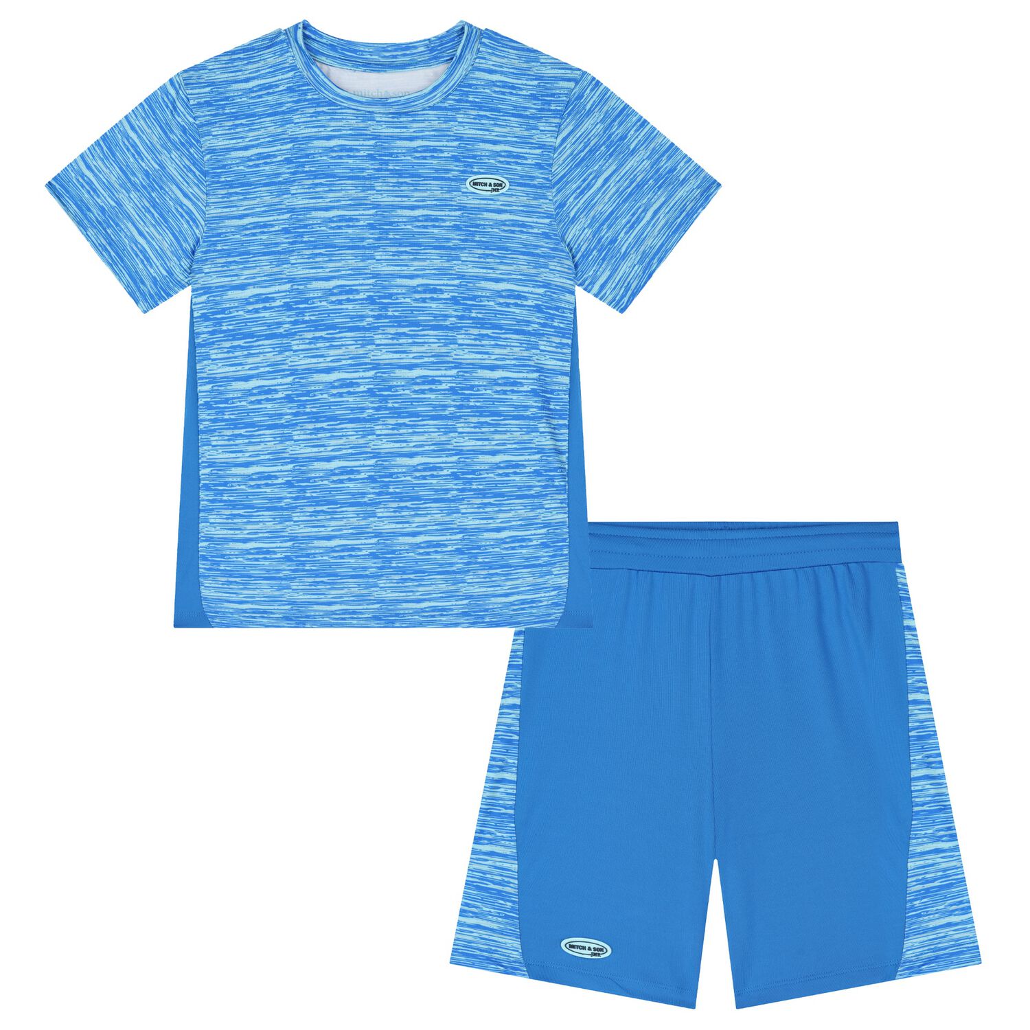 Boys Blue Logo Shorts Set, 2, hi-res image number null