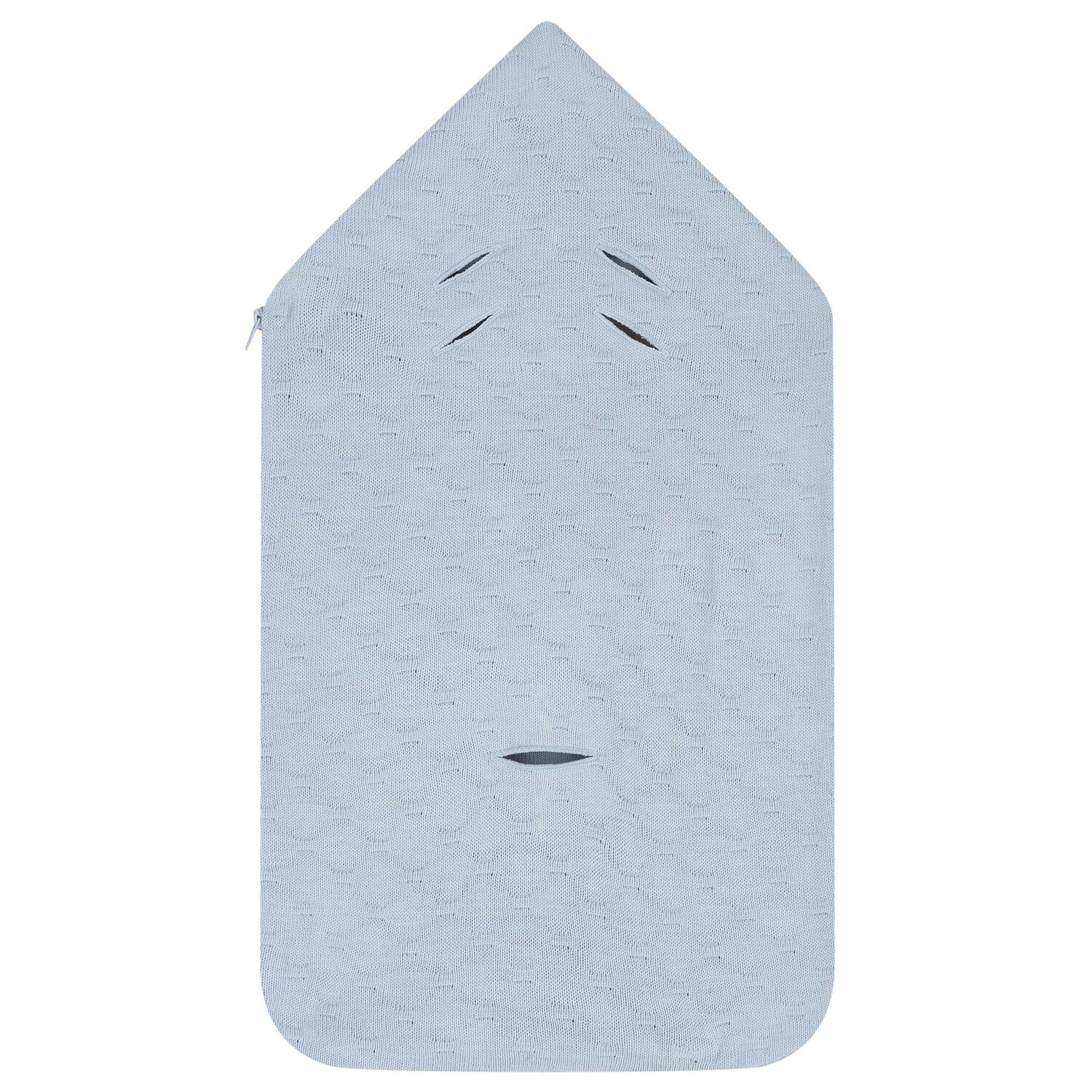 Baby Boys Blue Baby Knit Nest, 1, hi-res