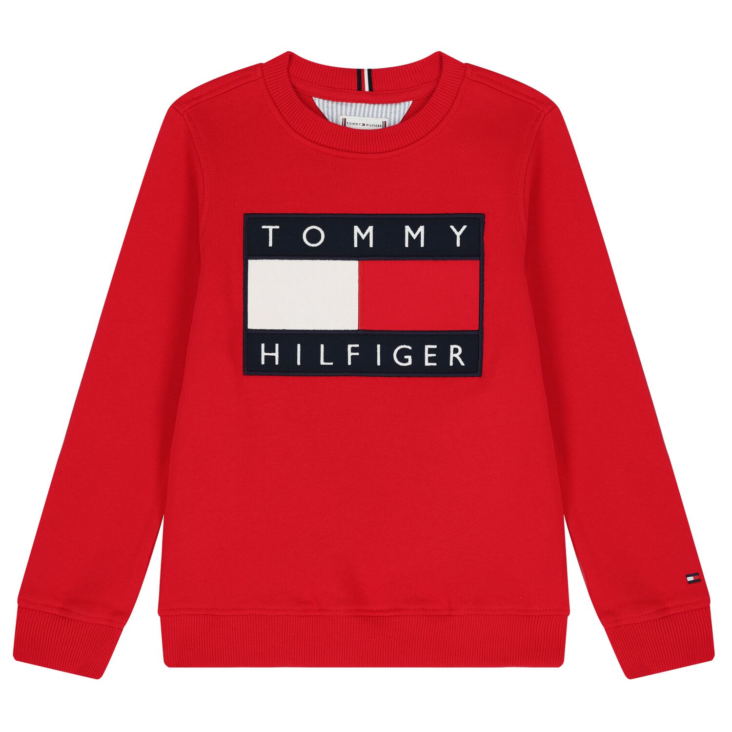Boys Red Logo Sweatshirt, 2, hi-res
