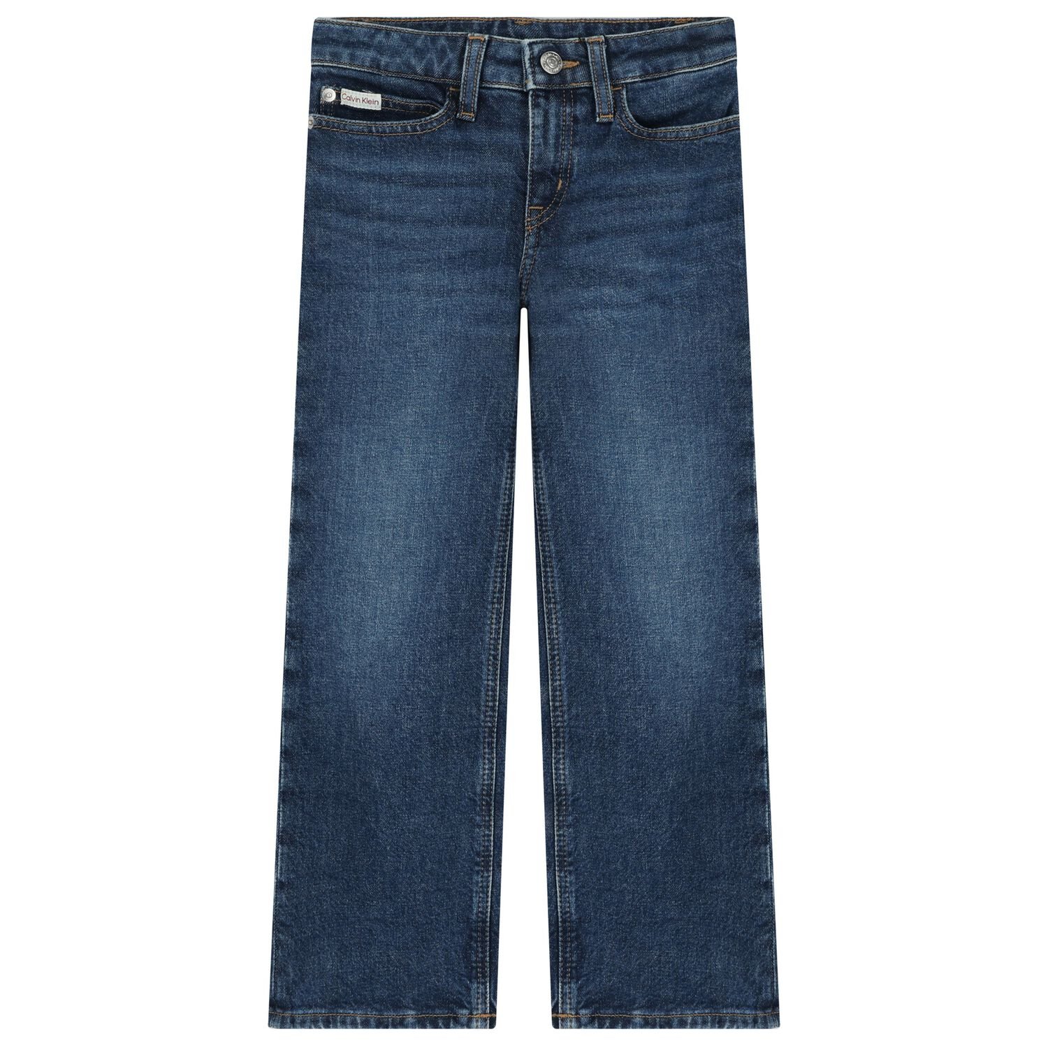 بنطلون جينز للبنات باللون الازرق , 1, hi-res