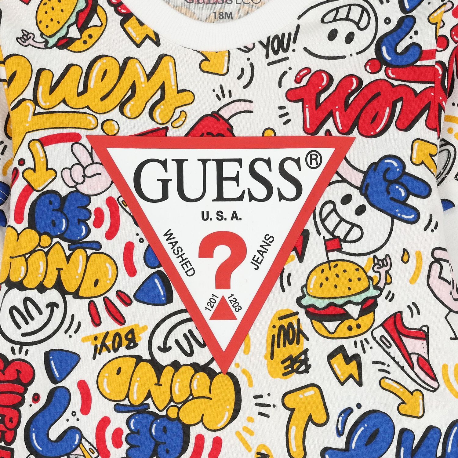 Baby Boys White & Red Logo Tracksuit, 1, hi-res