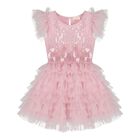 Baby Girls Pink Embellished Tulle Dress Set, 1, hi-res