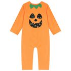 Orange Pumpkin Halloween Costume, 1, hi-res
