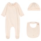 Baby Girls Pink Babygrow Gift Set, 2, hi-res