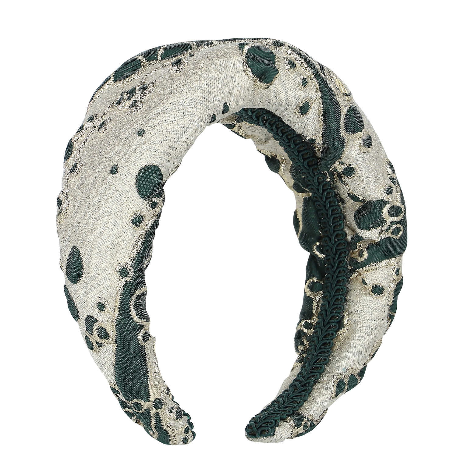 Gold and Green Headband, 1, hi-res image number null