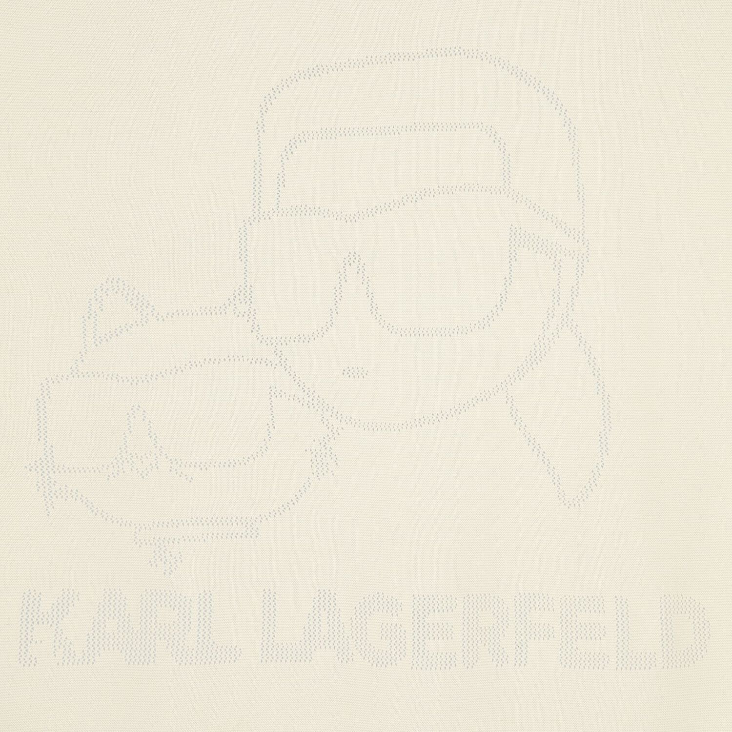 Ivory Karl & Choupette Knit Baby Blanket, 1, hi-res