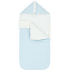 مدس بالشعار باللون الأزرق والأبيض, 1, hi-res