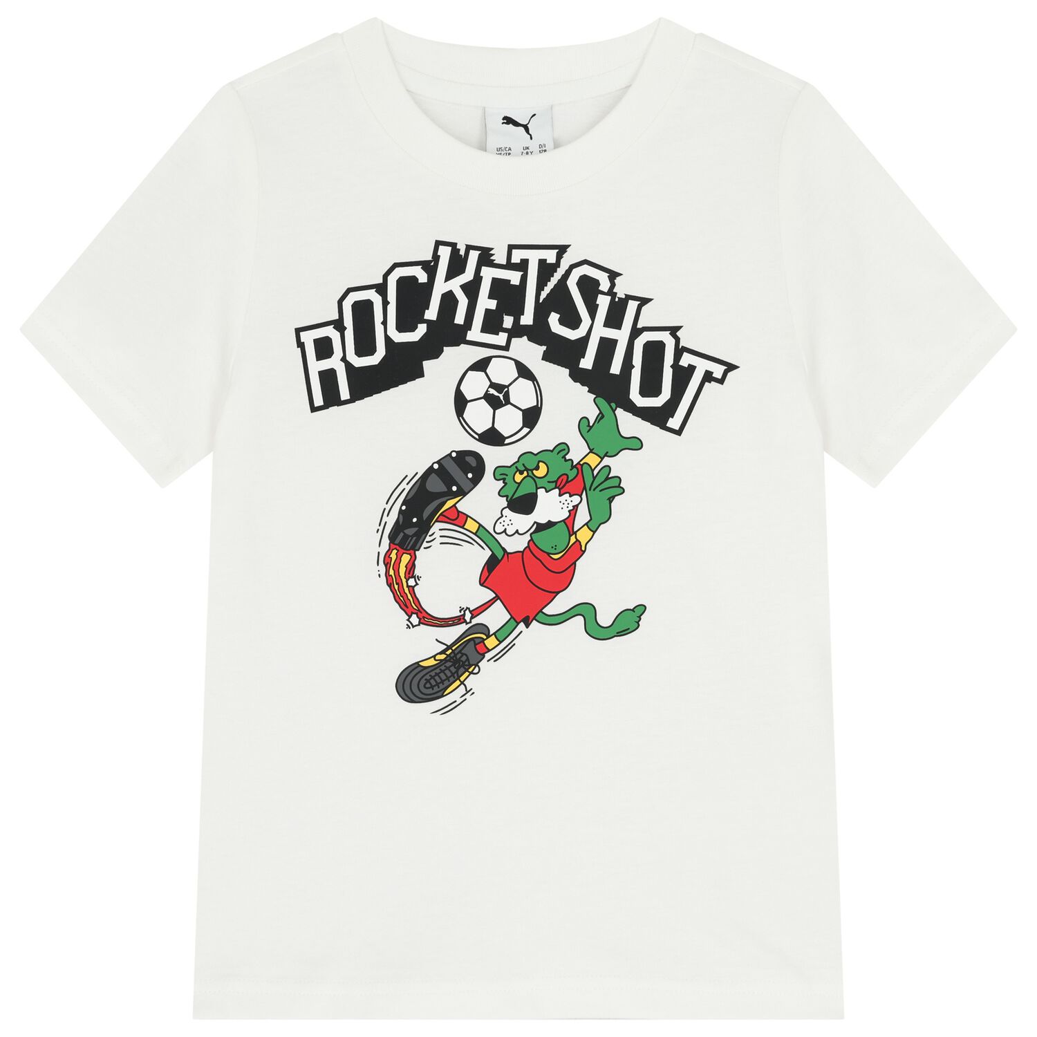 Boys White Logo T-Shirt, 1, hi-res