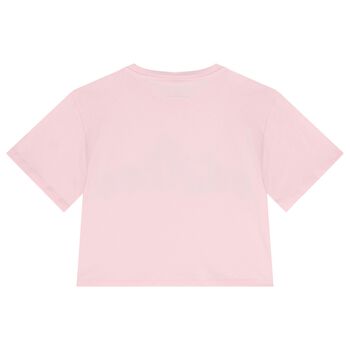 Girls Pink Logo T-Shirt