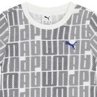 تيشيرت أولاد بالشعار باللون الأبيض و الأسود, 1, hi-res